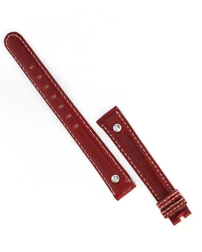 Ecclissi 14mm x 12mm Burgundy Leather Strap 23380 23381