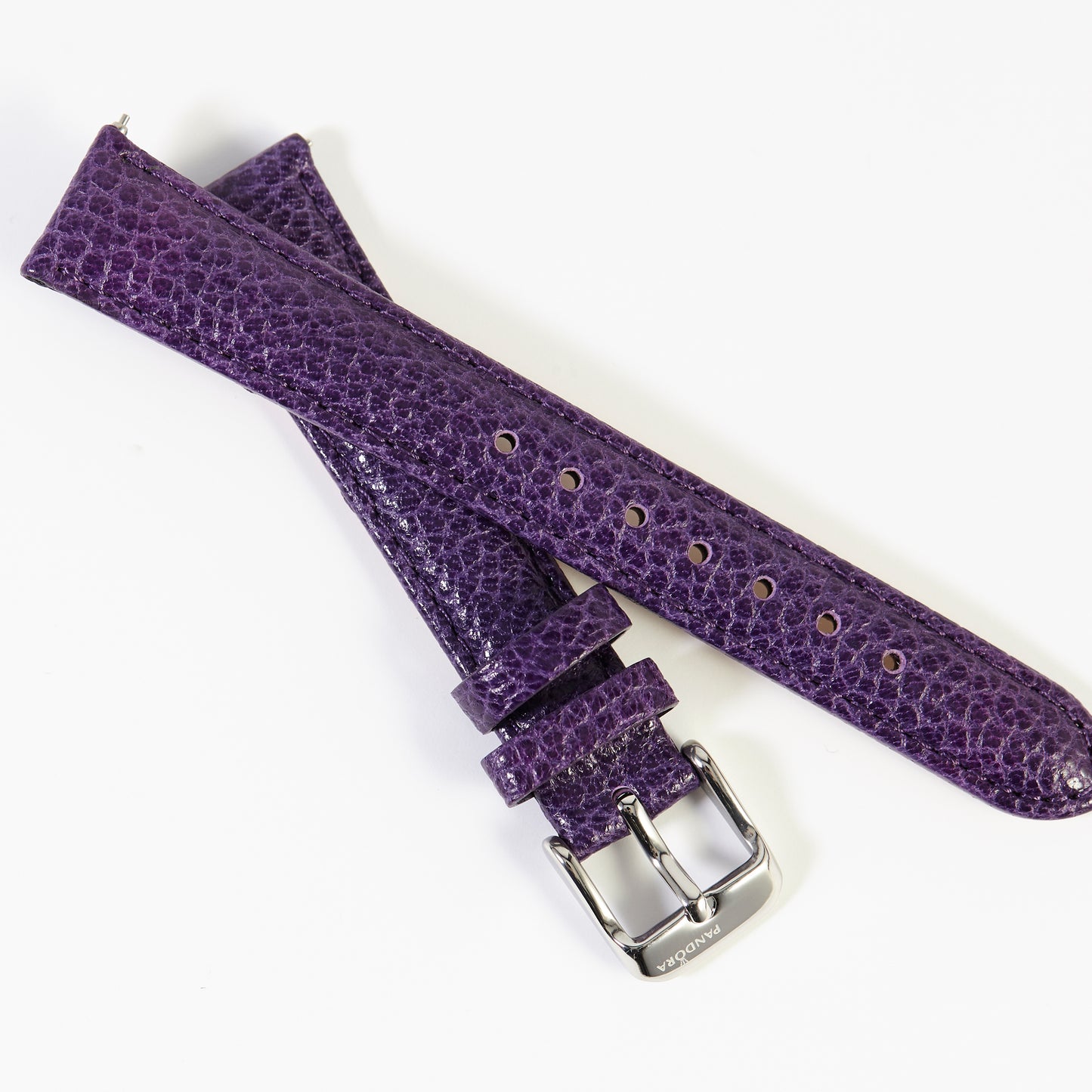 Pandora SW1210 Purple Leather Strap with White Buckle 16xmm x 14xmm