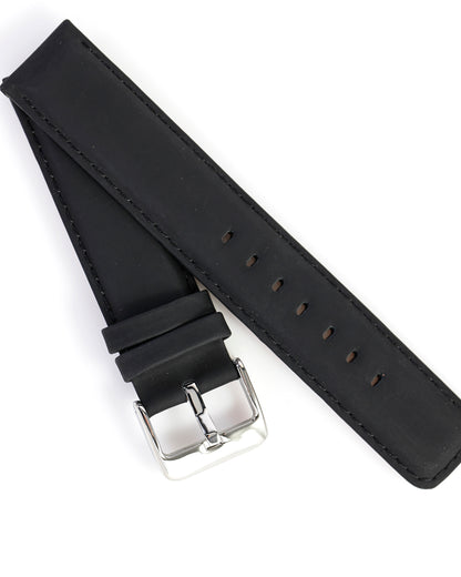 Ecclissi 20mm x 20mm Black Leather Strap 75480