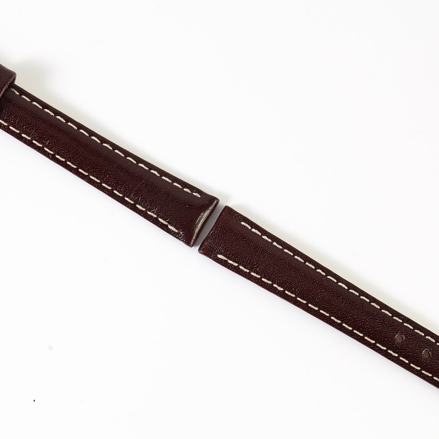Ecclissi 12mm x 10mm Dark Brown Leather Ladies Strap 22485