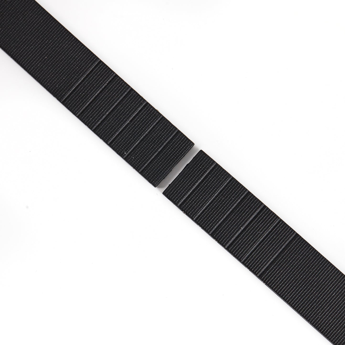 Ecclissi 19mm x 19mm Black Rubber Two-Piece Strap 75001