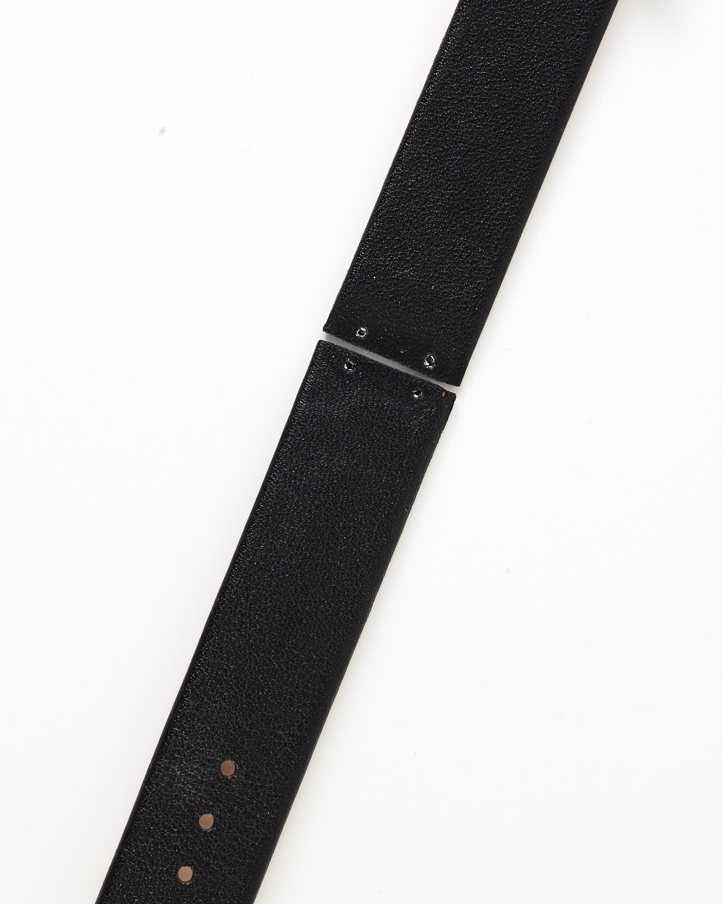 Pandora SW1089 Genuine Black Leather Strap with Gold Buckle 18mm x 18mm