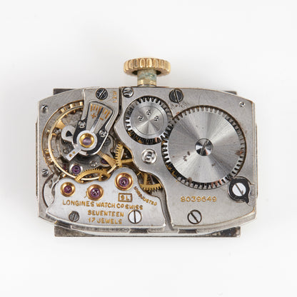 LONGINES Vintage Watch Movement with Black Dial