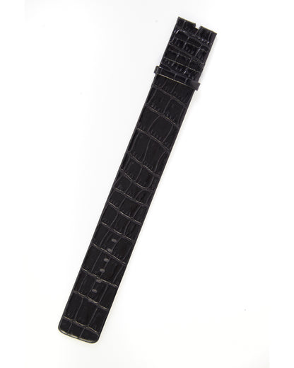 Ecclissi 22595 Black Leather One Piece Strap 28mm x 28mm