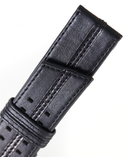 Ecclissi 26mm x 26mm Black Leather Strap 22615