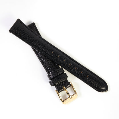 Pandora SW1209 Black Leather Strap with Gold Buckle 16xmm x 14xmm