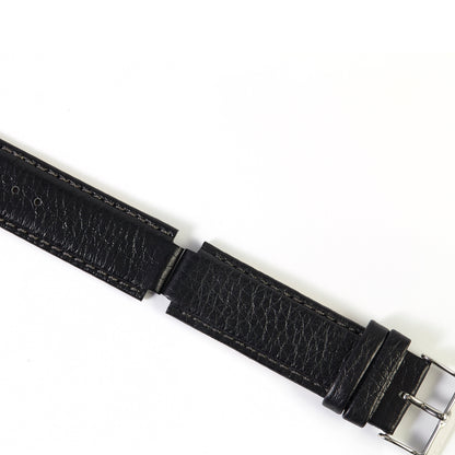 Pandora SW1171 Genuine Black Leather Strap with Buckle Notched 14mm x 22mm