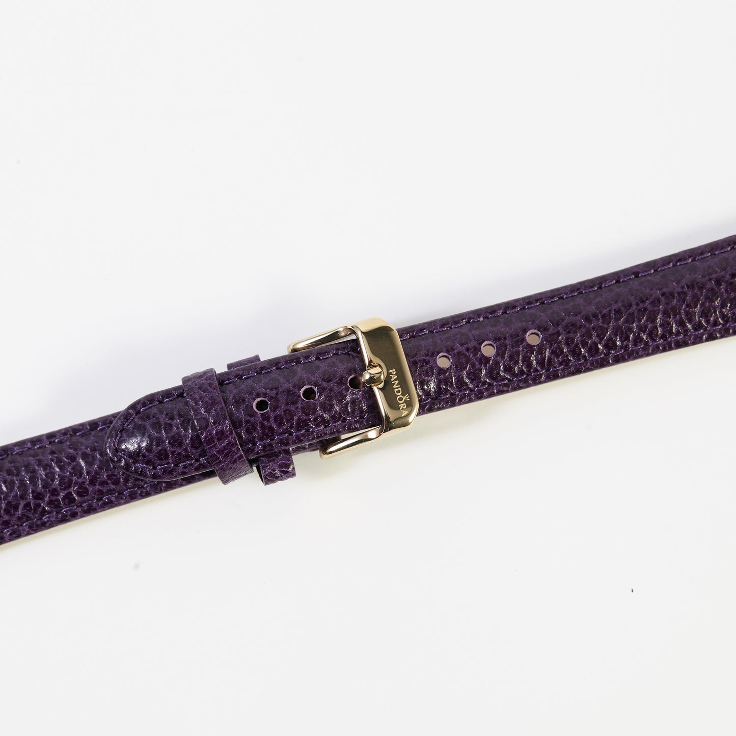 Pandora SW1212 Purple Leather Strap with Yellow Buckle 16xmm x 14xmm