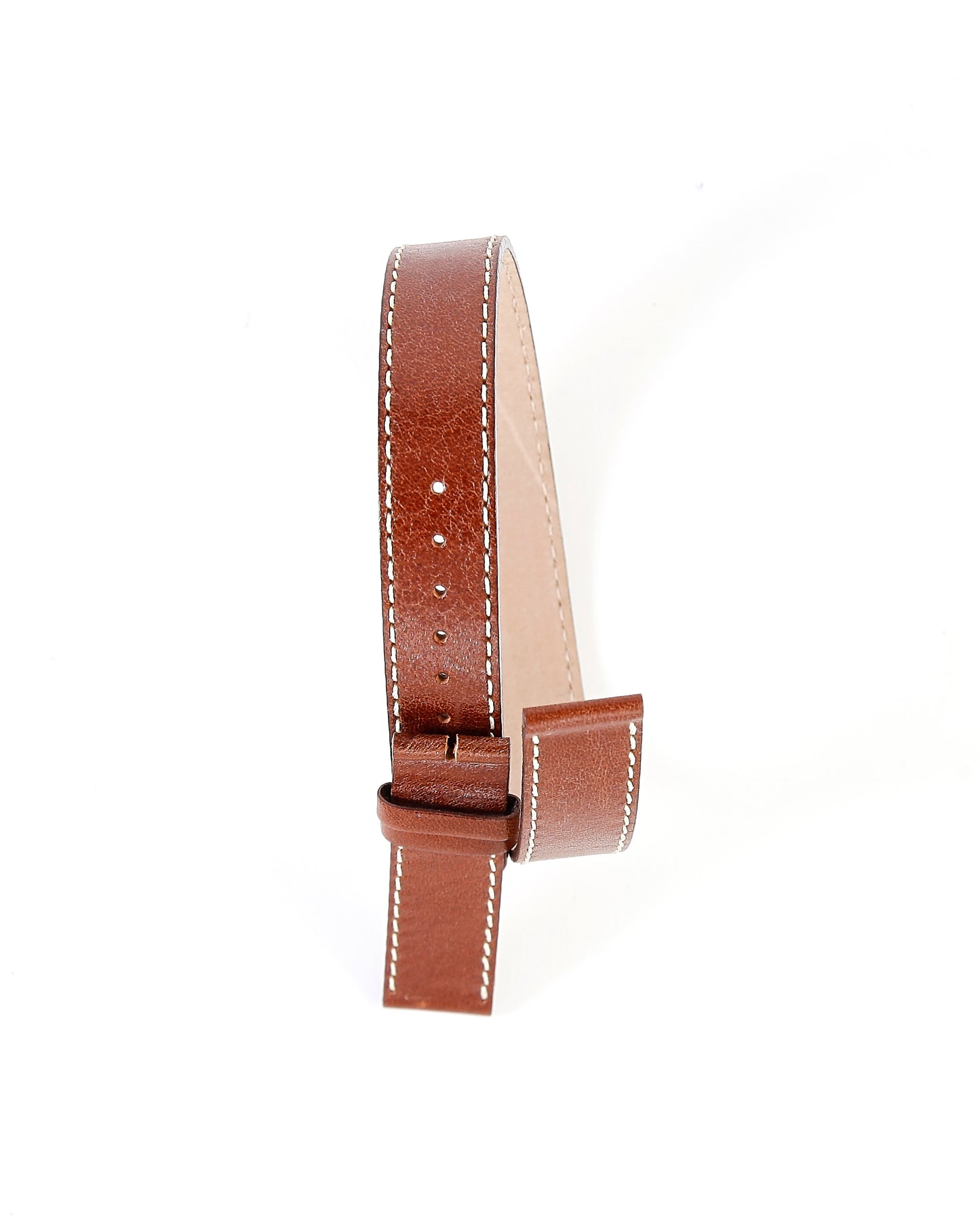 Ecclissi 16mm x 16mm Tan Leather Ladies Double-Wrap Strap 22190 80115