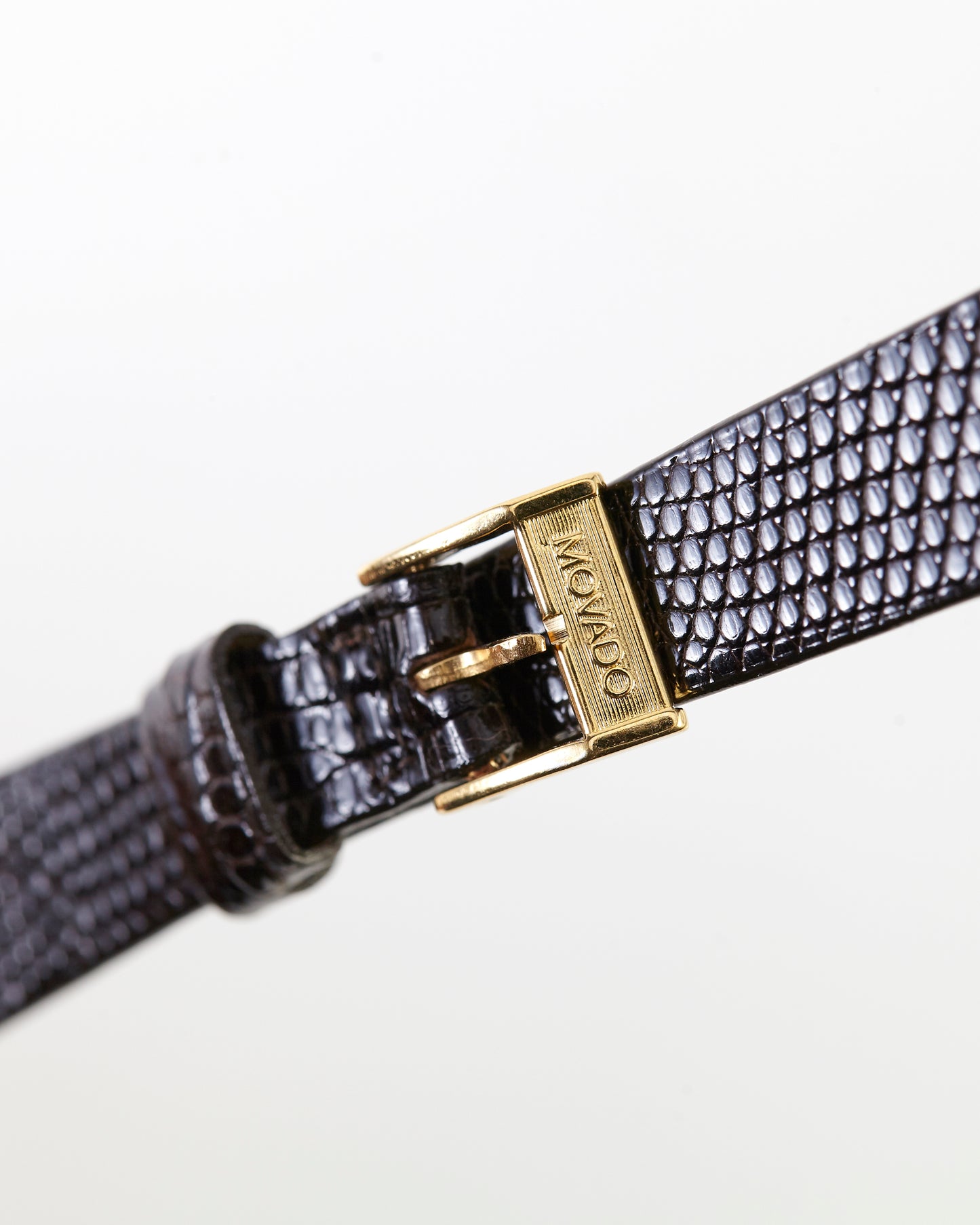 Movado Dark Brown Lizard Strap 14mm x 10mm