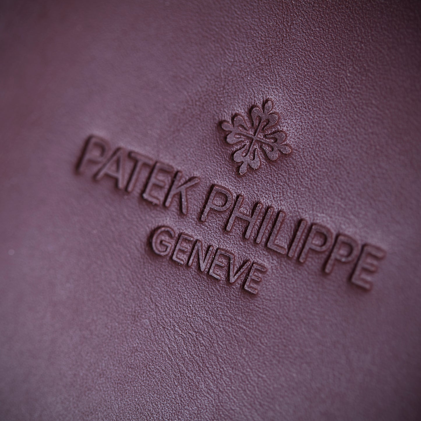 Patek Philippe Original Burgundy Unused Leather Warranty Document Folder