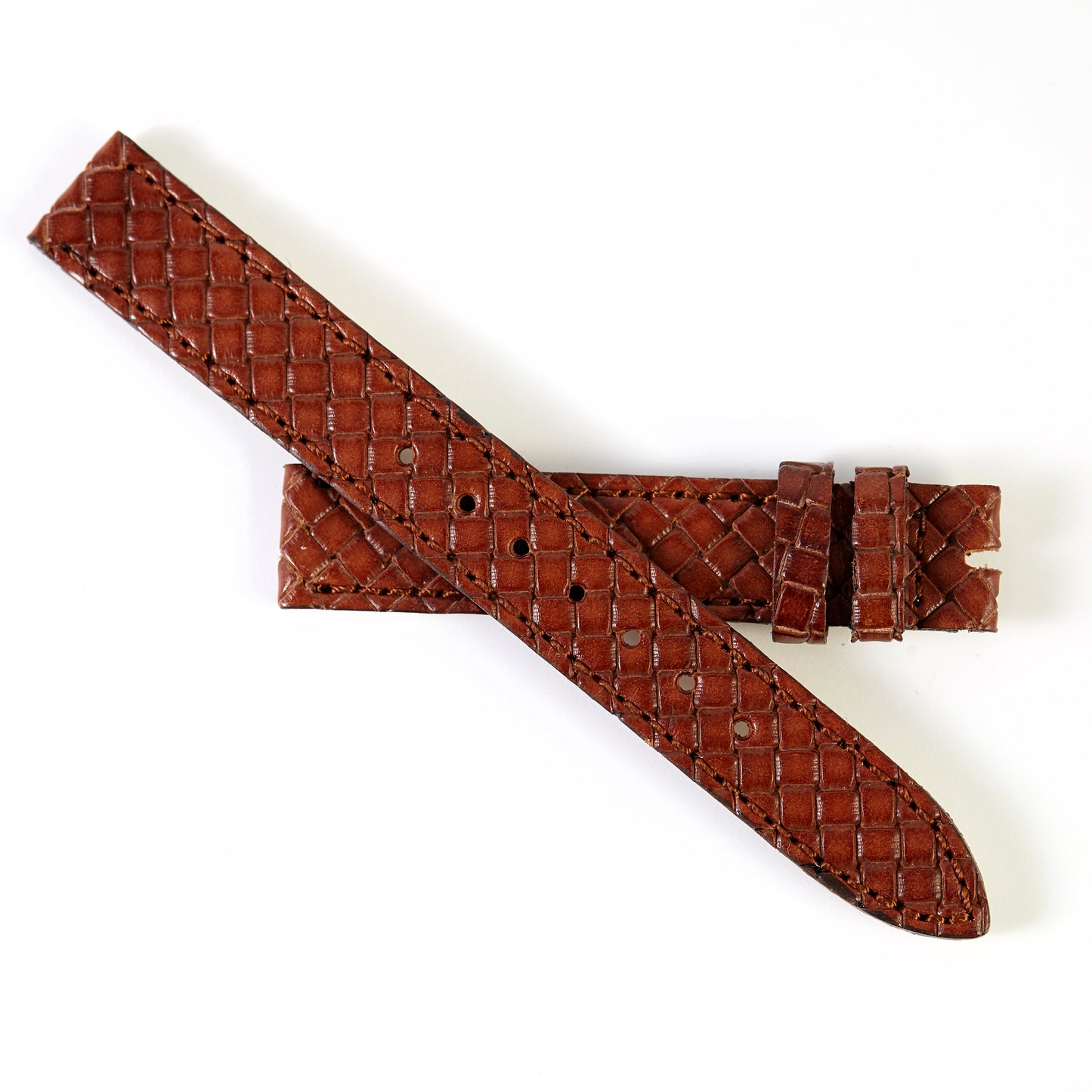 Ecclissi 14mm x 14mm Brown Leather Strap 22730