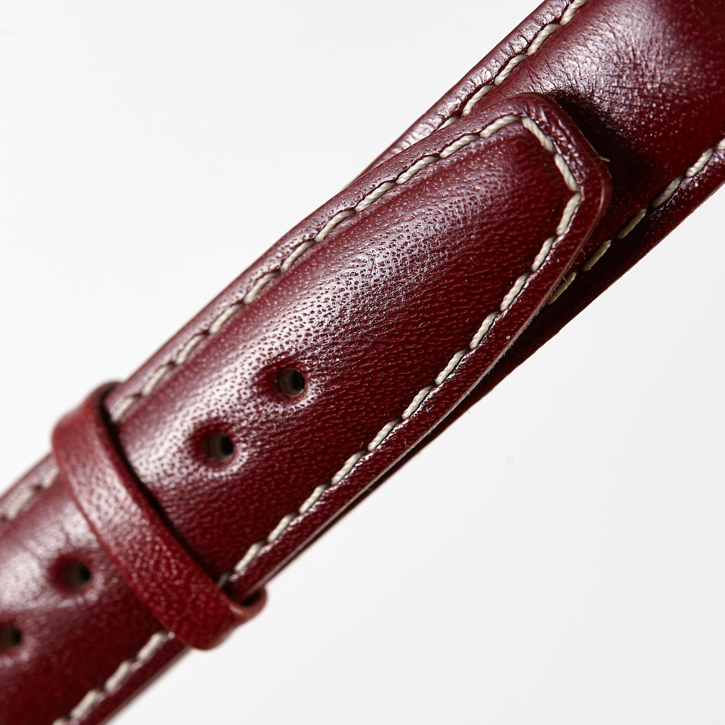 Ecclissi 16mm x 16mm Burgundy Leather Strap 22190 80115