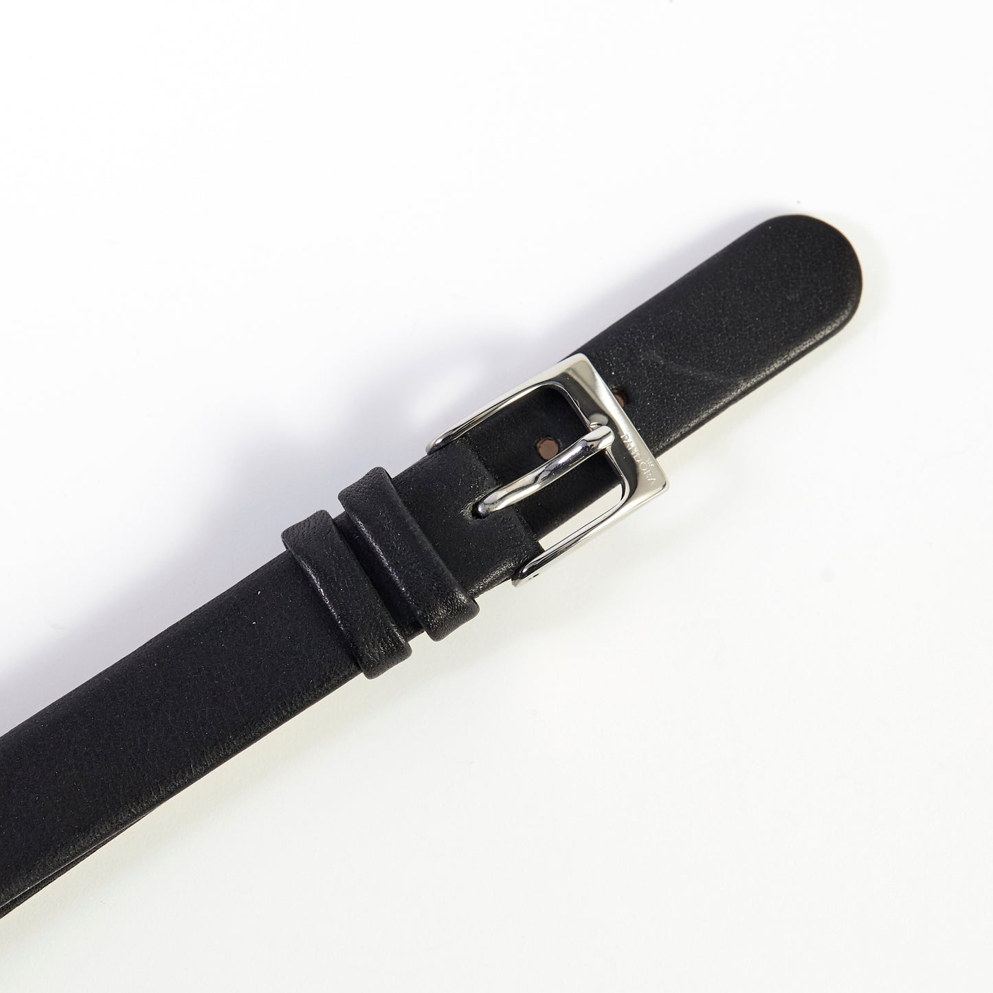 Pandora SW1260 Black Leather Strap with Steel Buckle 12mm x 12mm