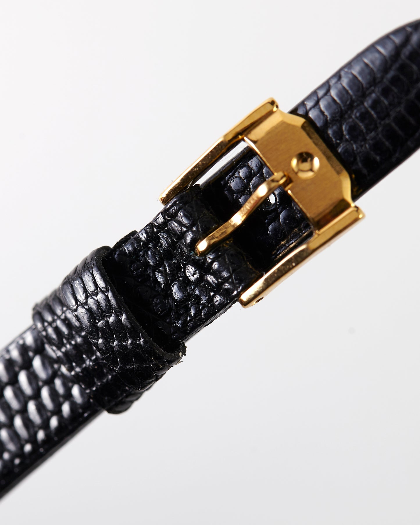 Movado Museum Black Lizard Strap 12mm x 10mm