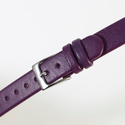 Pandora SW1268 Purple Leather Strap with Steel Buckle 12mm x 12mm