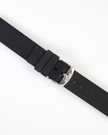 Ecclissi 18mm x 18mm Black Rubber Strap original Buckle 75360