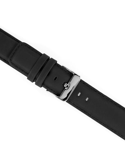 Ecclissi 20mm x 20mm Black Leather Strap 75480