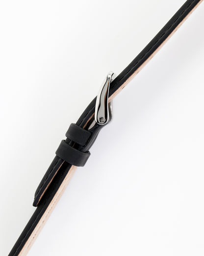 Ecclissi 20mm x 20mm Black Leather Strap 75480