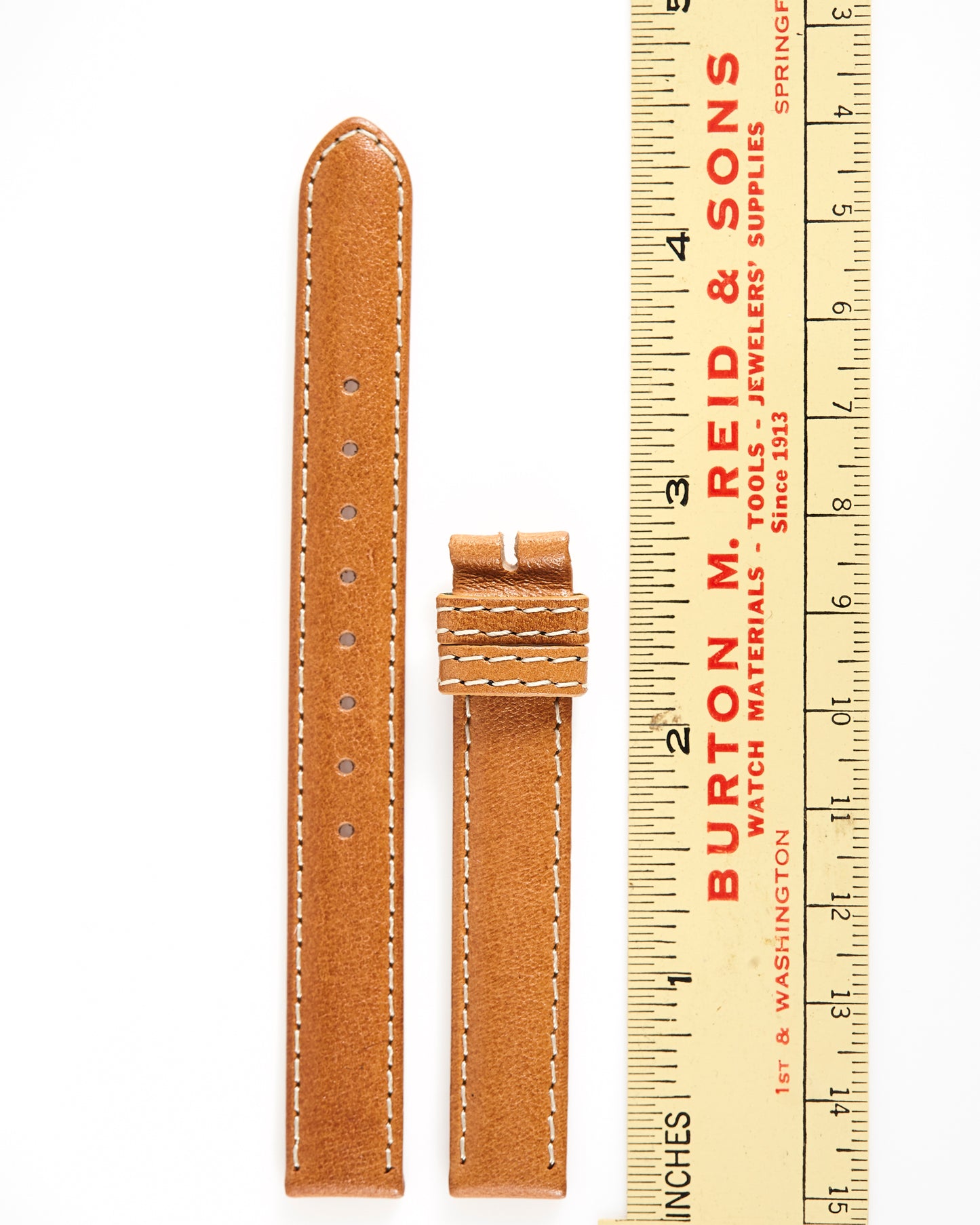 Ecclissi 12mm x 12mm Tan Leather Ladies Strap 23680