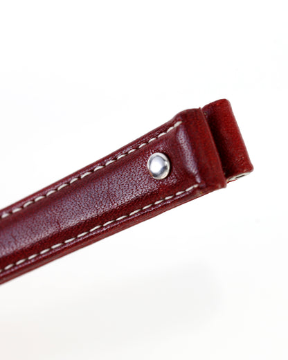 Ecclissi 14mm x 12mm Burgundy Leather Strap 23380 23381