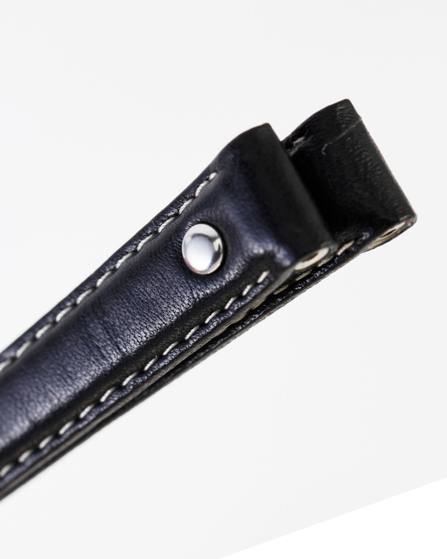 Ecclissi 14mm x 12mm Black Leather Strap original Buckle 23380