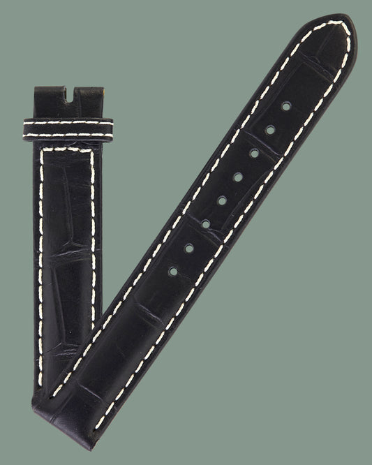 Ecclissi 16mm x 16mm Black Leather Strap 23580