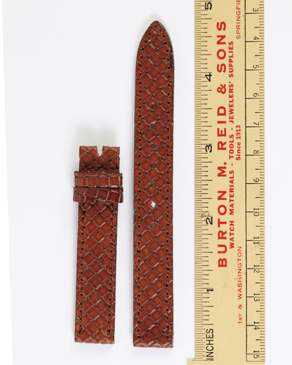 Ecclissi 14mm x 14mm Brown Leather Strap 22730
