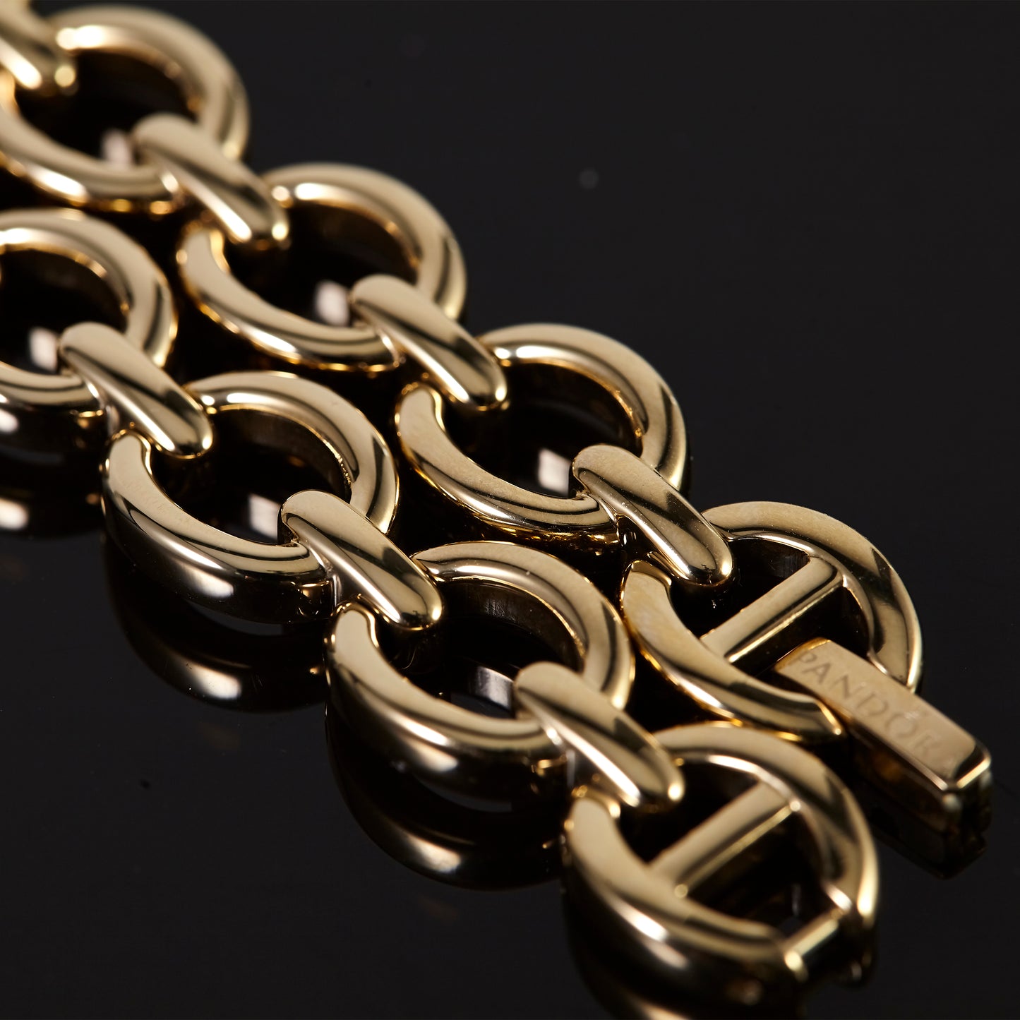 Pandora SW1141 Yellow Gold Plated Stainless Steel Watch Bracelet