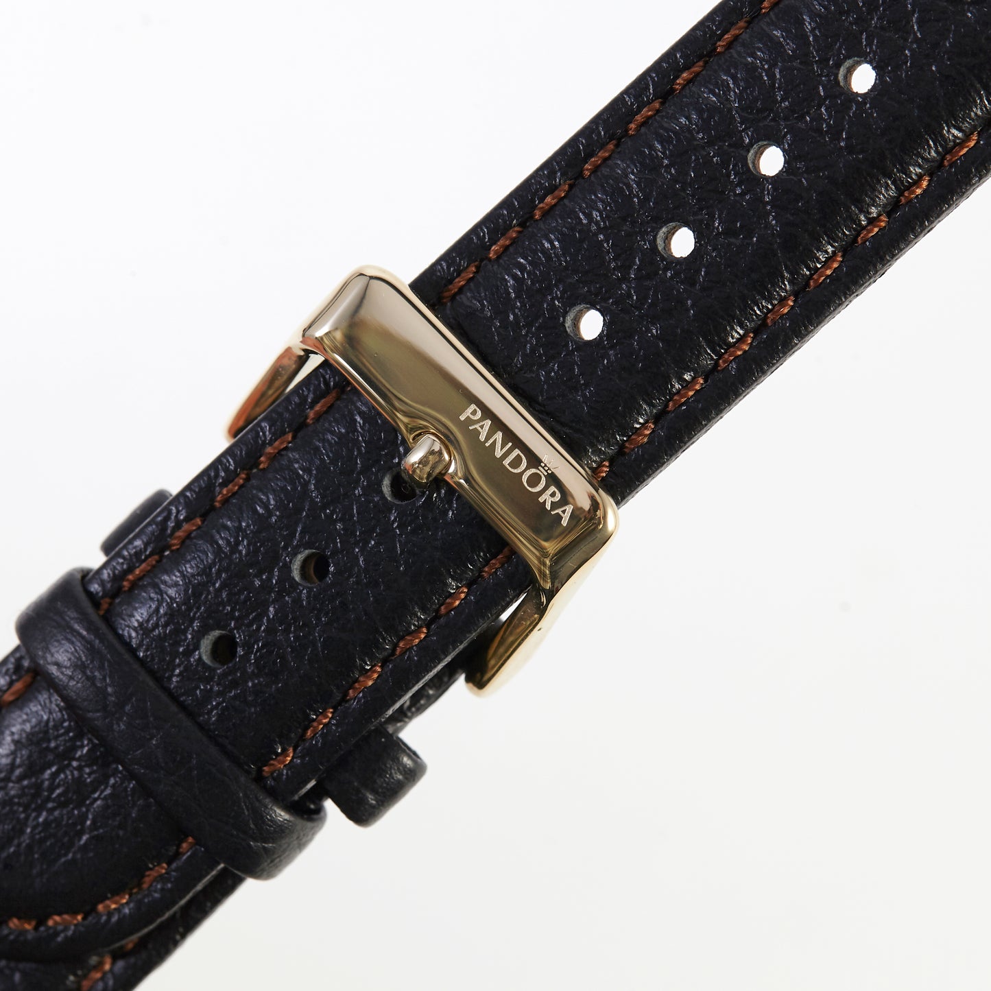 Pandora Imagine Grand C SW1008 Genuine Leather Black Strap with Buckle 20mm x 18mm