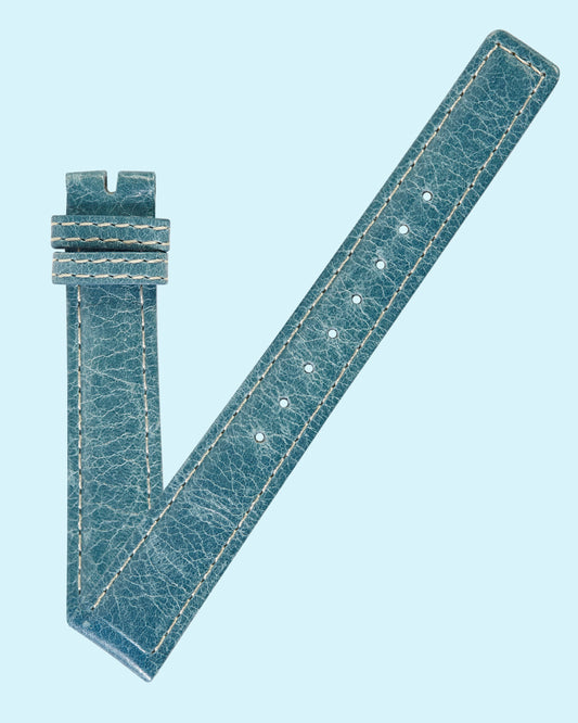 Ecclissi 16mm x 14mm Blue Leather Strap 23655