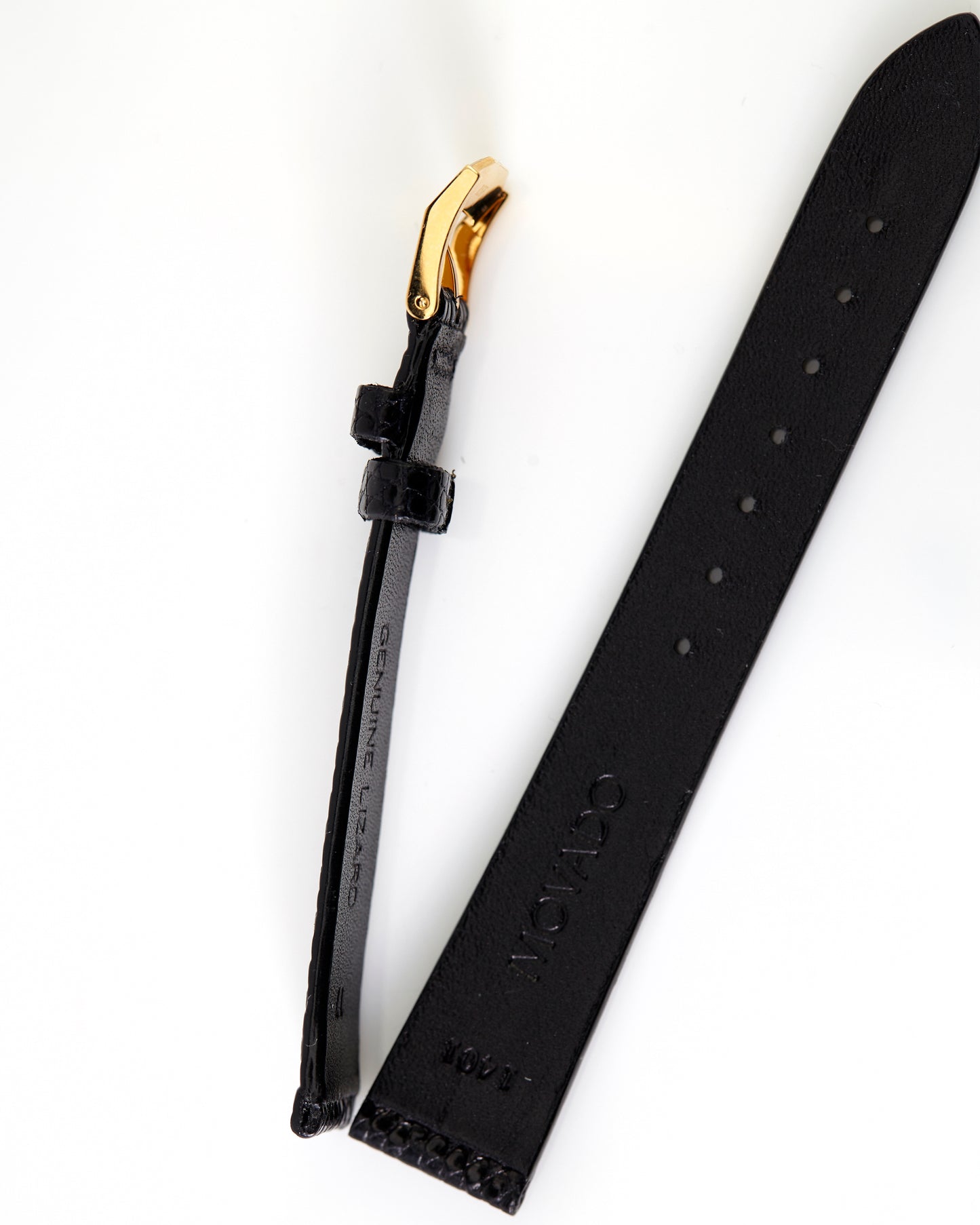 Movado Musuem Black Lizard Strap 17mm x 14mm