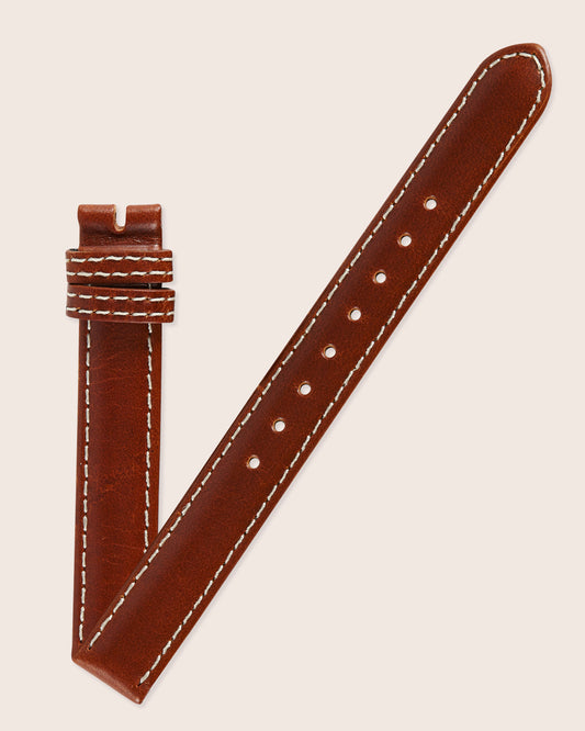 Ecclissi 12mm x 12mm Brown Leather Ladies Strap 23680