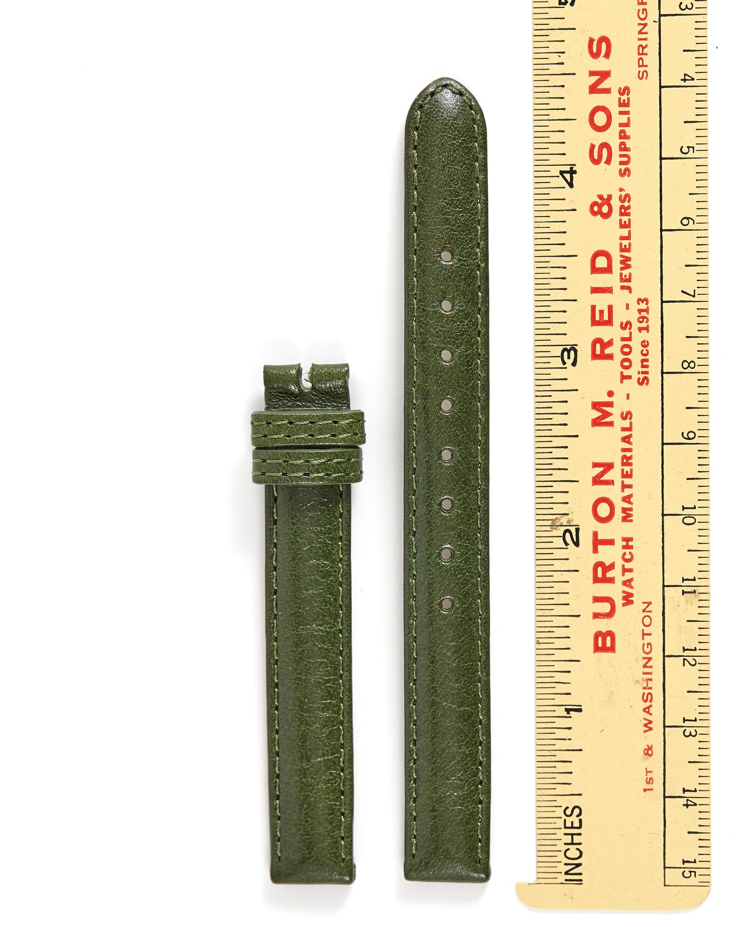 Ecclissi Green Leather Strap 12mm x 12mm 23670