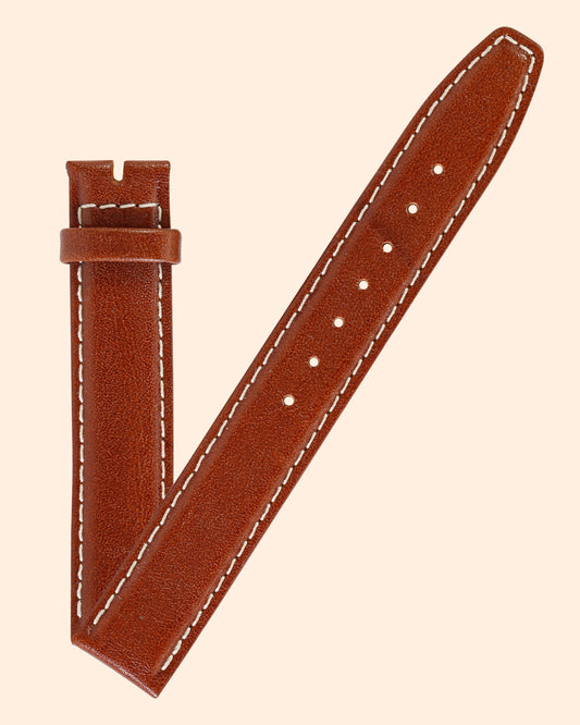 Ecclissi 16mm x 16mm Brown Leather Strap 22190 80115