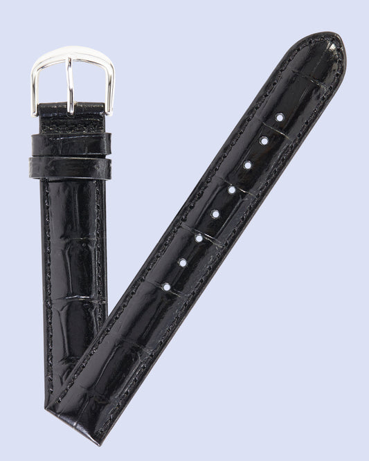Ecclissi 23990 Black Leather Strap 16mm x 14mm