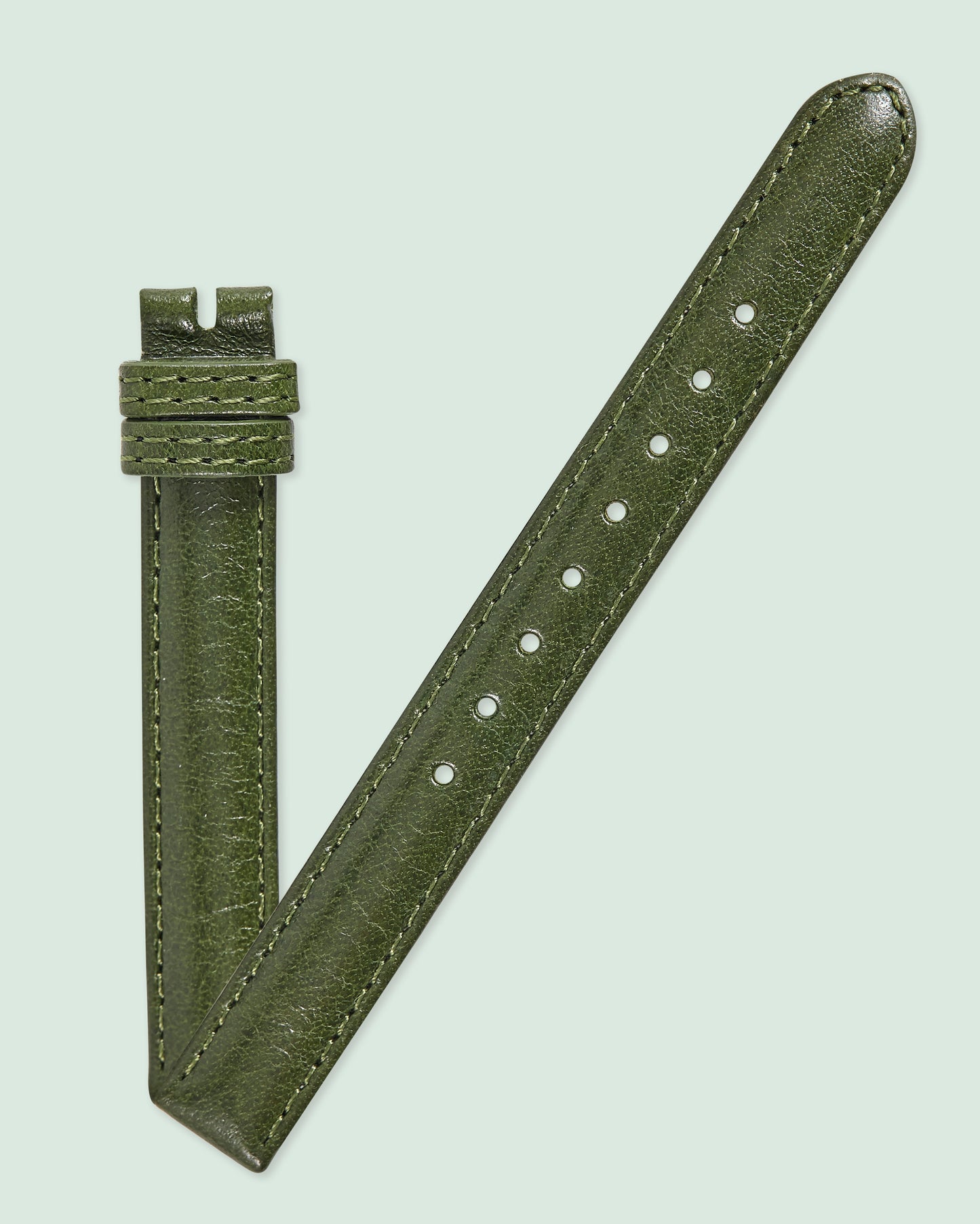 Ecclissi Green Leather Strap 12mm x 12mm 23670