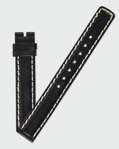 Ecclissi 14mm x 14mm Black Leather Strap 23830