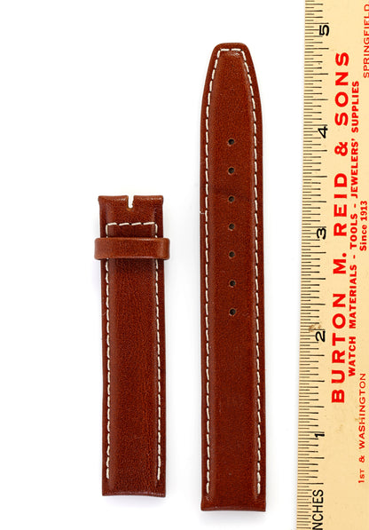 Ecclissi 16mm x 16mm Brown Leather Strap 22190 80115