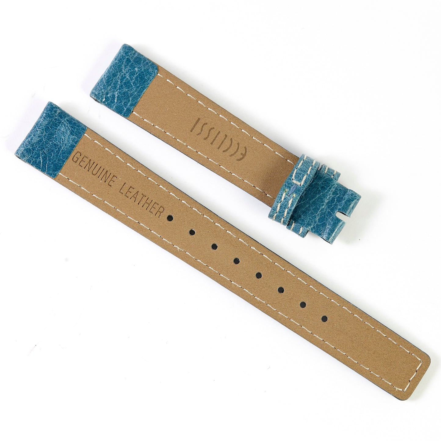 Ecclissi 16mm x 14mm Blue Leather Strap 23655