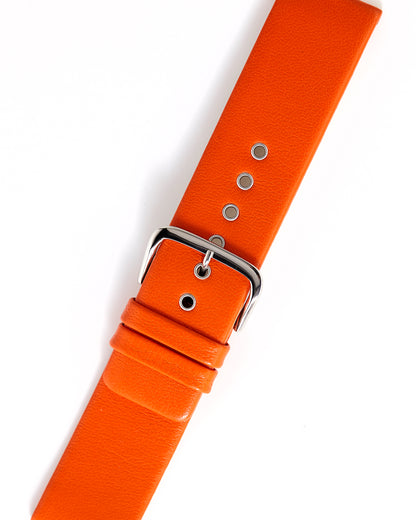 Ecclissi 23205 Orange Leather Strap 24mm x 24mm