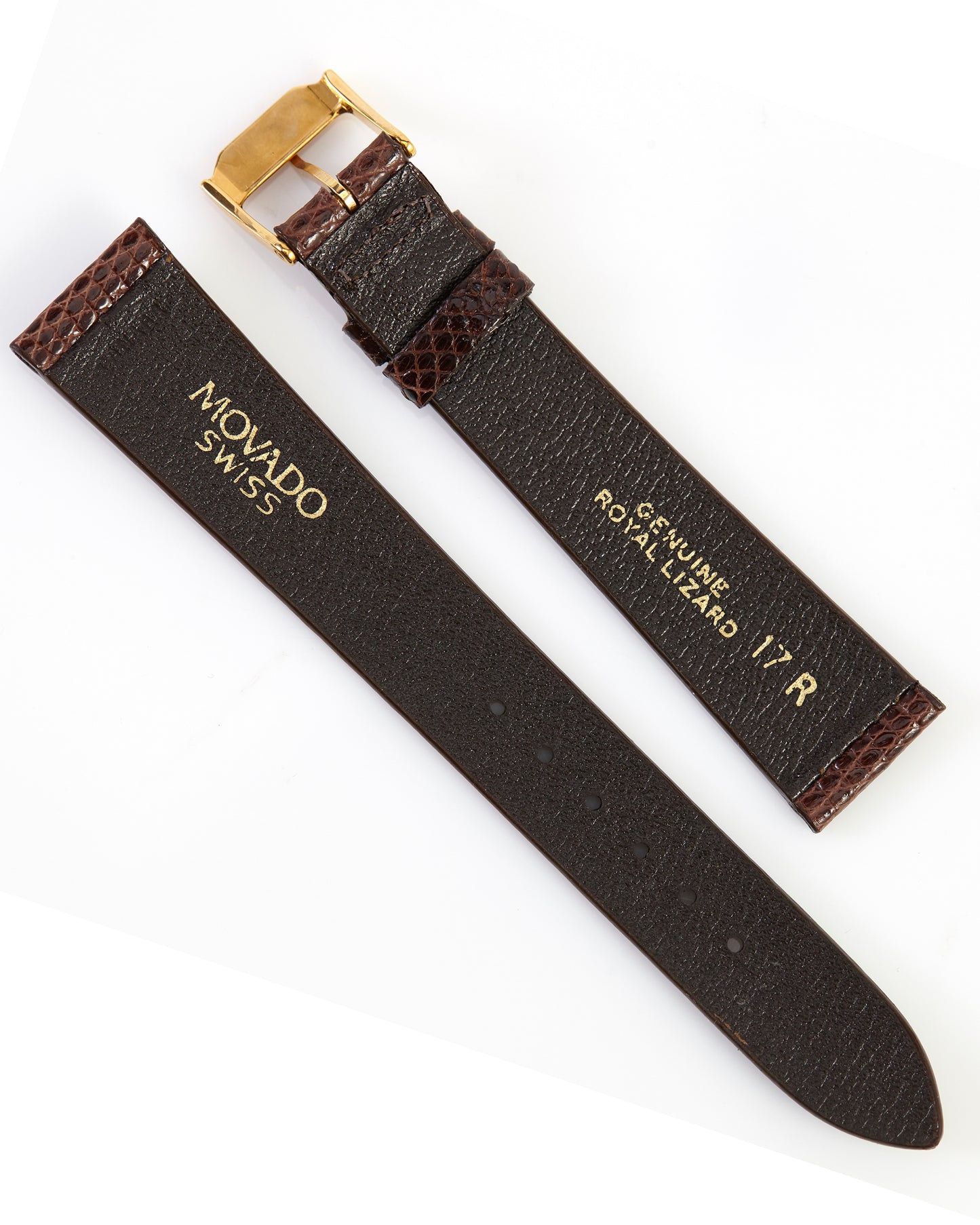 Movado Museum Brown Strap 17mm x 14mm