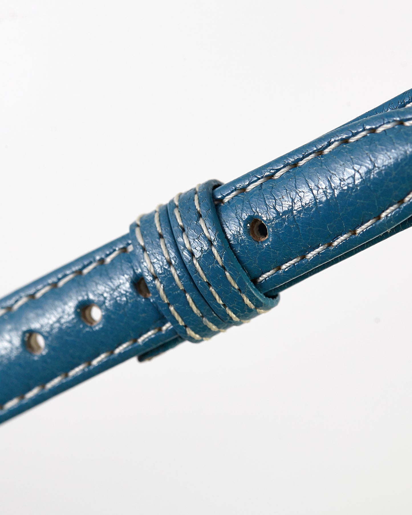 Ecclissi 14mm x 12mm Light Blue Leather Strap 23520