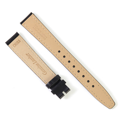 Ecclissi 14mm x 12mm Black Leather Strap 21770