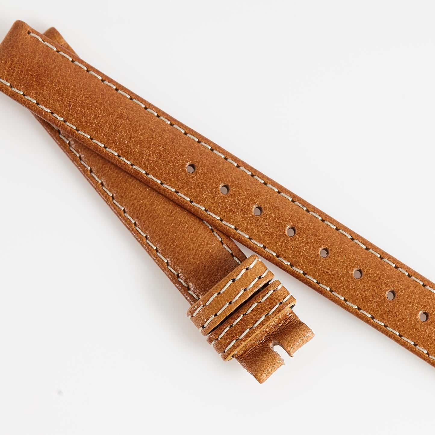 Ecclissi 12mm x 12mm Tan Leather Ladies Strap 23680