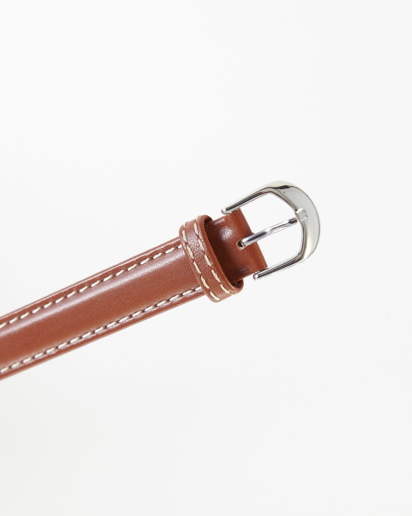 Ecclissi 15230 Brown Leather One Piece Strap 14mm x 14mm