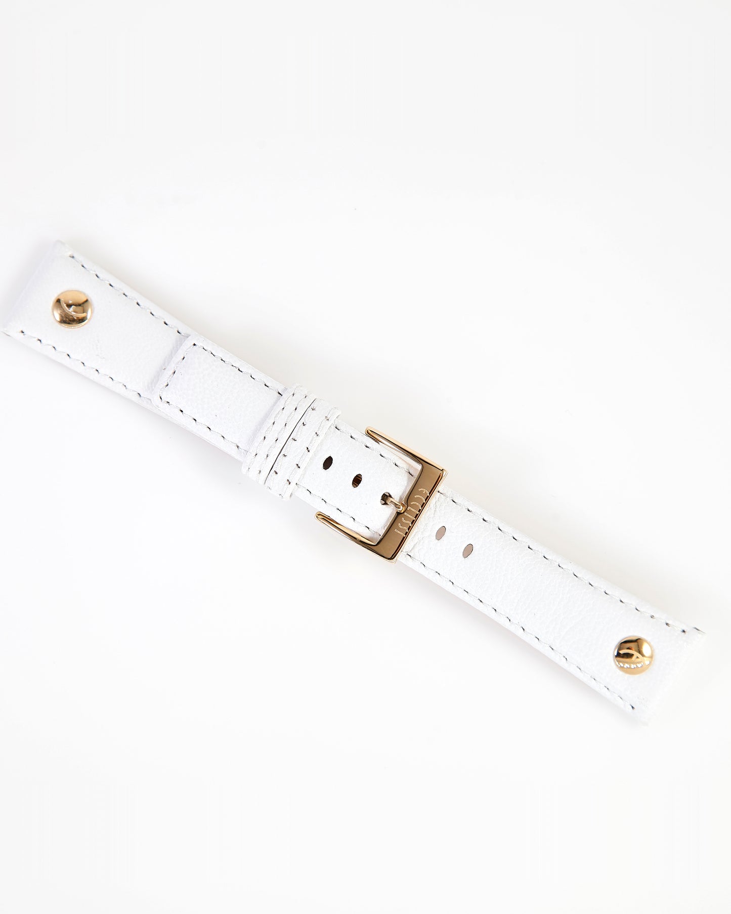 Ecclissi 20mm x 16mm White Leather Strap original Buckle 80251