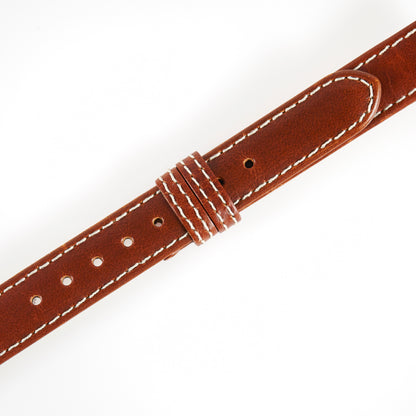 Ecclissi 12mm x 12mm Brown Leather Ladies Strap 23680