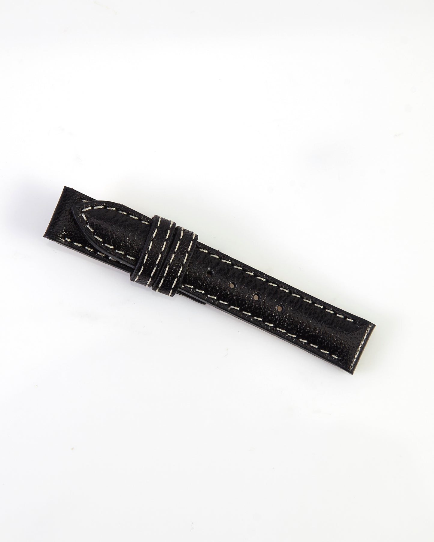 Ecclissi 12mm x 12mm Black Leather Ladies Strap 23110 23115 23120