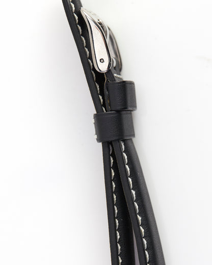 Ernst Benz 20mm x 18mm Black Band w/ White Stitch and Original Buckle